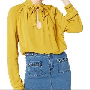 Jack by BB Dakota “Like a Boss” Tie Neck Top